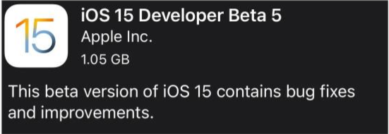 佛罗镇苹果手机维修分享如何升级到iOS15.0 beta5 